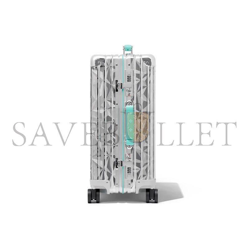 RIMOWA X TIFFANY & CO. ROCK CUT CABIN SILVER 97390016 (54*39*23cm)
